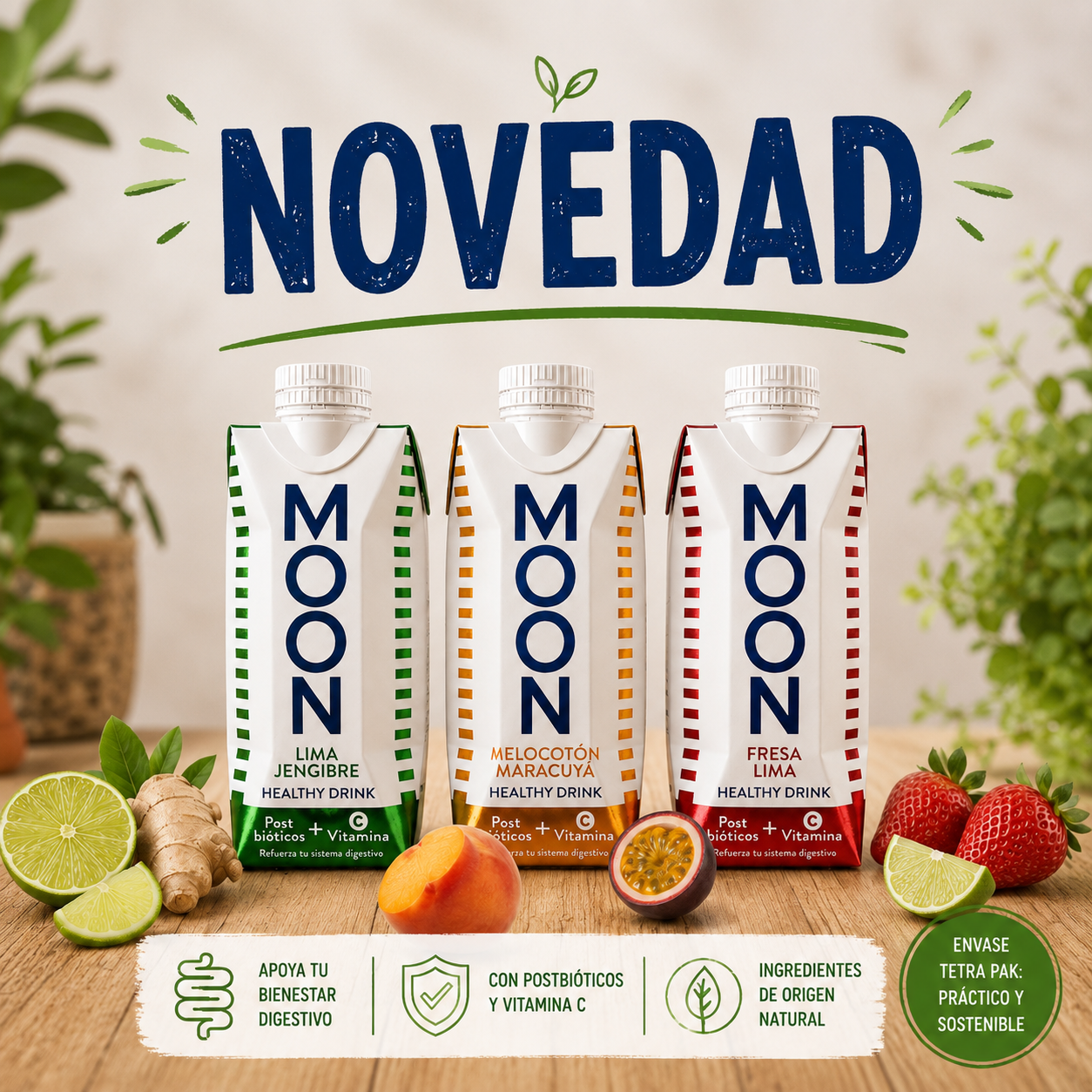 MOON Healthy Drink: la nueva generación de bebidas funcionales ya está aquí.